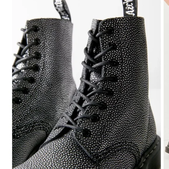 Dr. Martens Metallic Black Boots - Picture 5 of 10